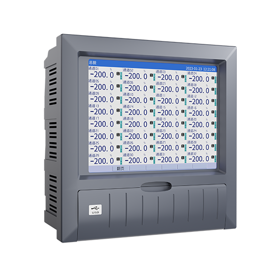 welcome海洋之神MIK-R8000D 1-40路 10.4英寸 彩屏 无纸记录仪 USB